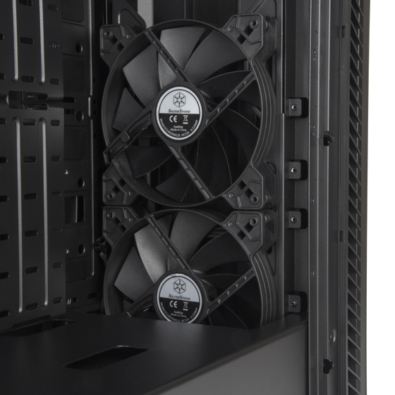 Pre-installed front 140mm x 2 fans