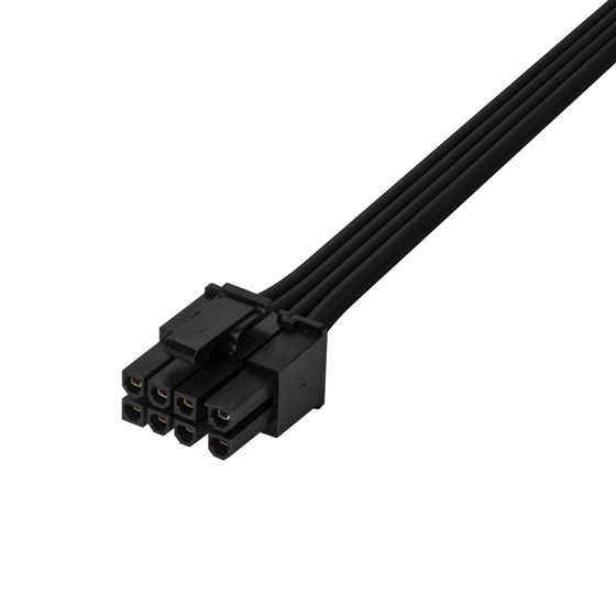 1 x 6+2 pin PCIe connector  (Combined)