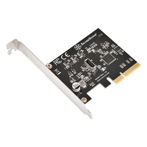  SST-ECU07 - SuperSpeed 20Gbps / USB 3.2 Gen 2x2内部Type-C Key-A PCIeホストカードの製品画像