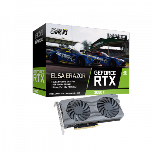  GeForce RTX 3060 Ti ERAZOR LHRの製品画像