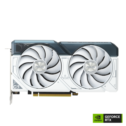  DUAL-RTX4060TI-O8G-WHITE ― GeForce RTX™ 4060 Ti 搭載2連ファンビデオカードホワイトエディションの製品画像
