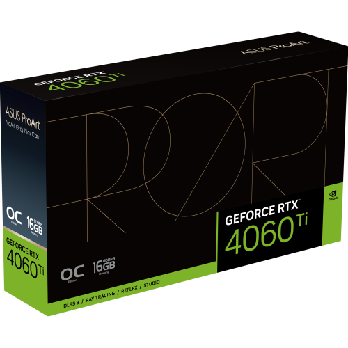  PROART-RTX4060TI-O16G ― GeForce RTX 4060 Ti搭載プロ仕様ビデオカードの製品画像