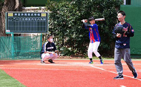 野球同好会の活動