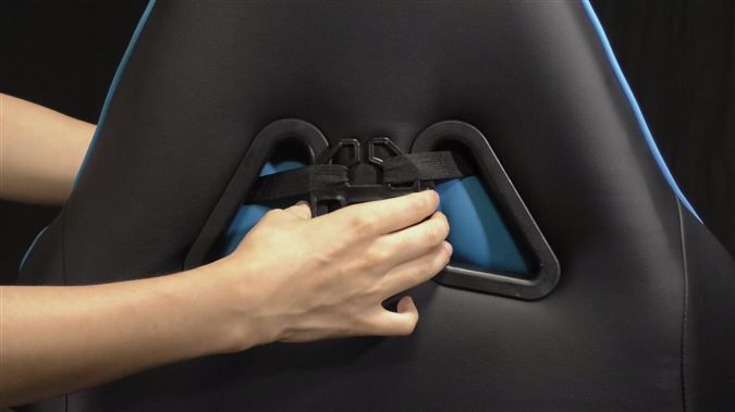 akレーシング ヘッドレスト ランバーサポートセット