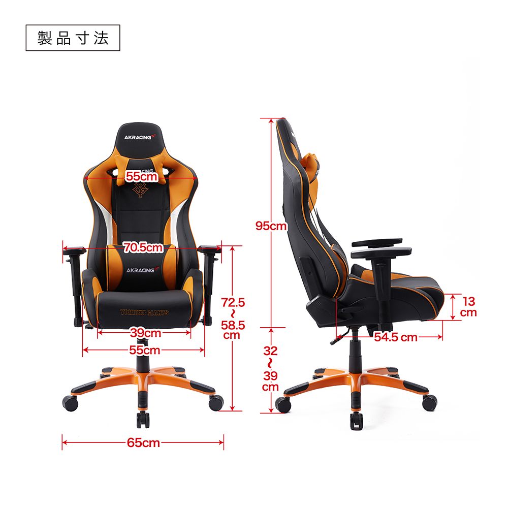 Pro-X V2ジャイアンツの寸法図