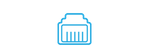 RJ45 LANのアイコン