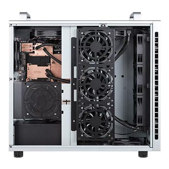ASUS ExpertCenter Pro ET900N G3 内部（クローズドループAIO液冷システム）