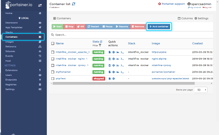 Portainer - 簡単なDockerの展開