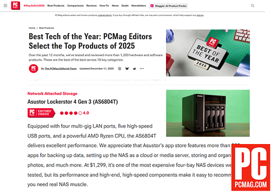 PCMag エディターズチョイス