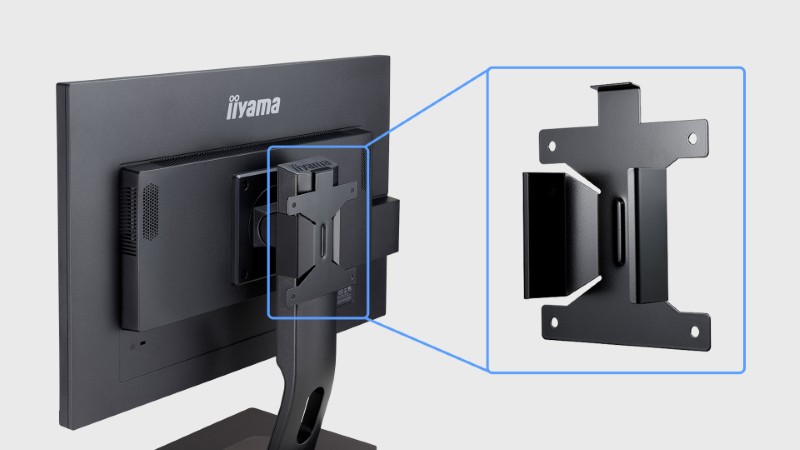 小型デスクトップパソコン取付用ブラケット（イメージ1）