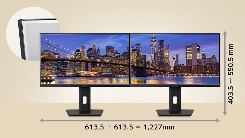 ３辺フレームレスフラットデザインでスマートに