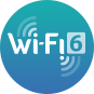 Wi-Fi 6のアイコン