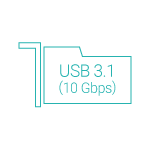 USB 3.1 Gen 2 (10Gbps) カードのイメージ