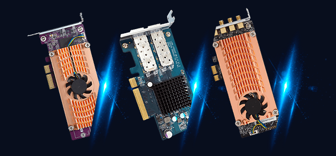 PCIeスロットで拡張できるオプション製品群の画像
