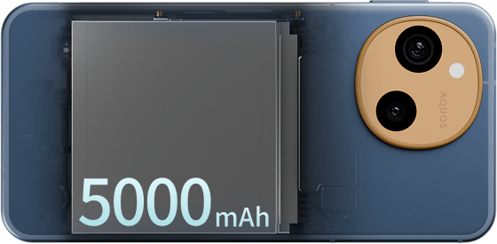 AQUOS sense10の5,000mAhバッテリー