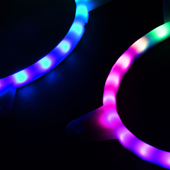 Integrated 24 pcs RGB LEDs Strip for brilliant light effects