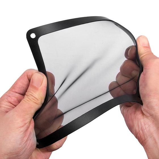 Stretched fan filter