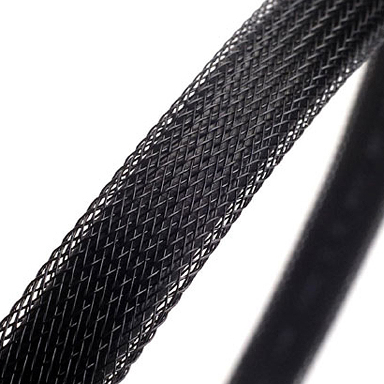 Beautiful all black sleeved cable (CP07B)