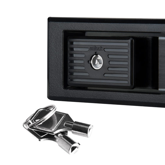 Triangle metal key lock design