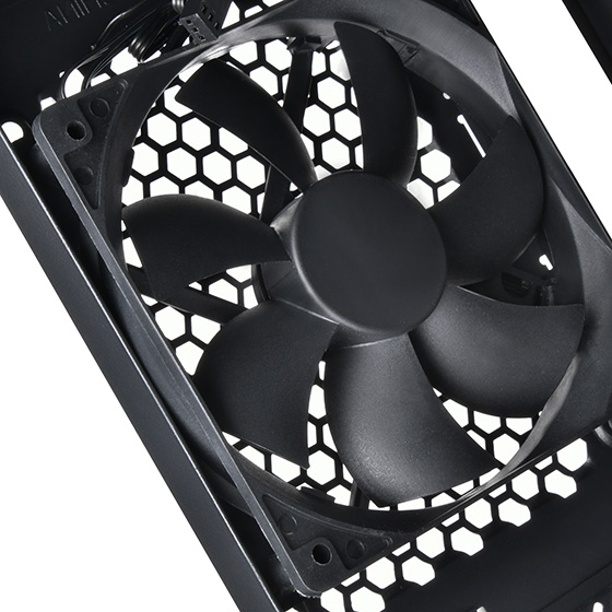 One rear 120mm exhaust fan included
