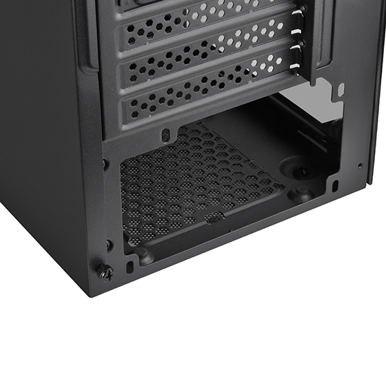 Power supply mount on the bottom