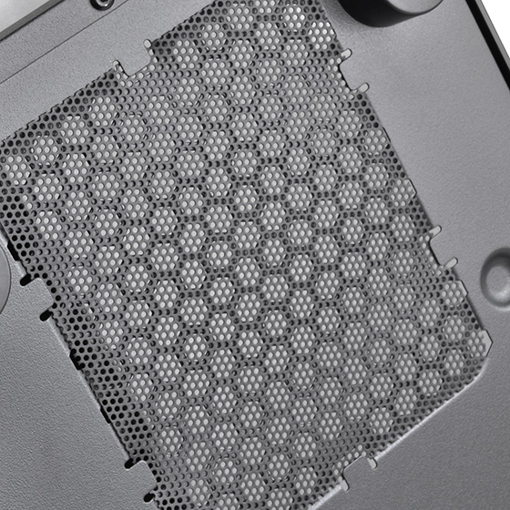 Bottom removable filter for power supply