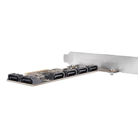 Support six SATA Gen3 (6Gbps) ports