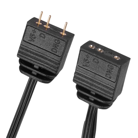 Standard 4-1 pin ARGB connectors