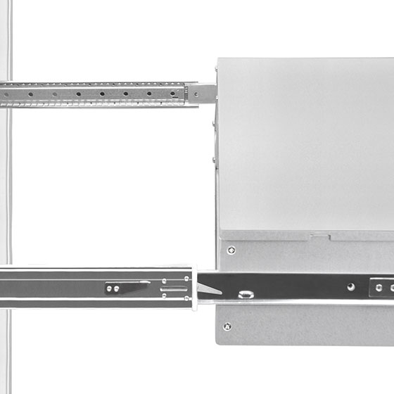Support mounting of SilverStone’s RM series chassis into server rack cabinets