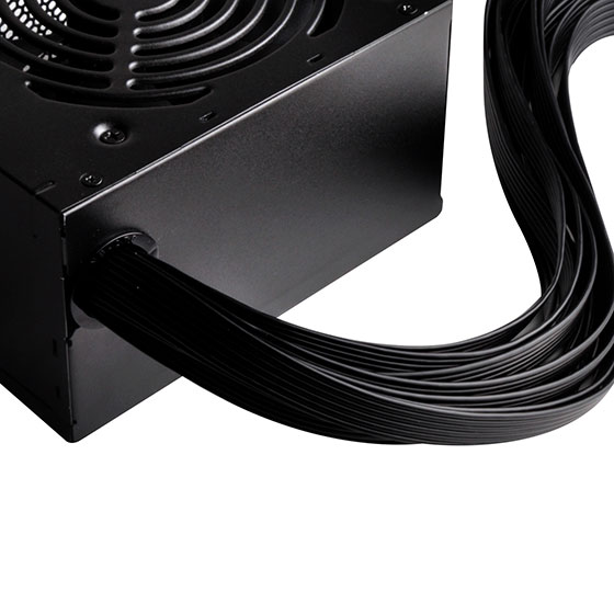 All-black flat cables design