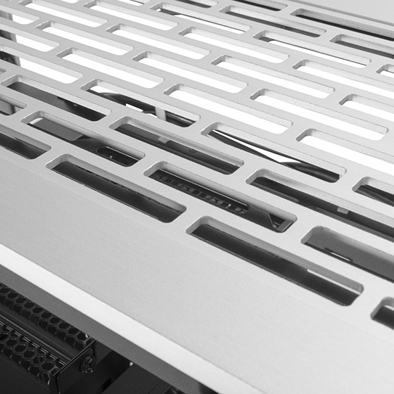 Top cover with ventilation holes