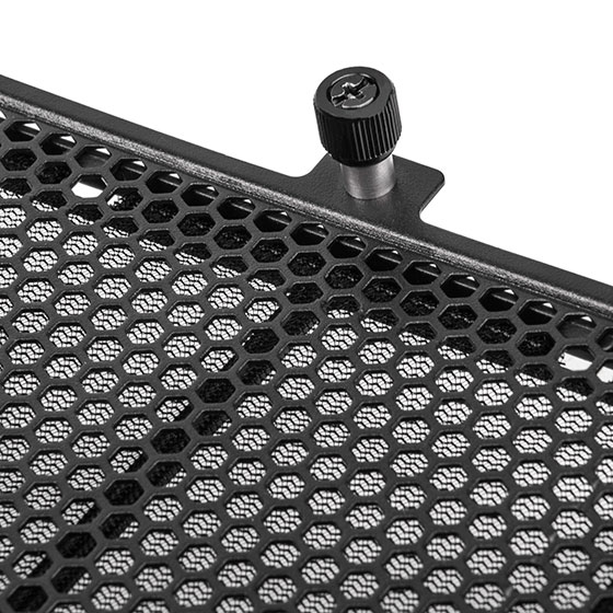 Captive thumbscrew for quick installation / removal