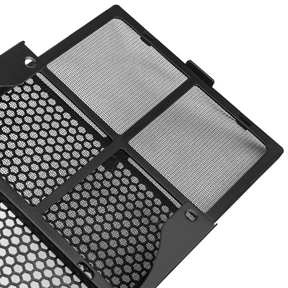 Fan filter included to provide great dust reduction.