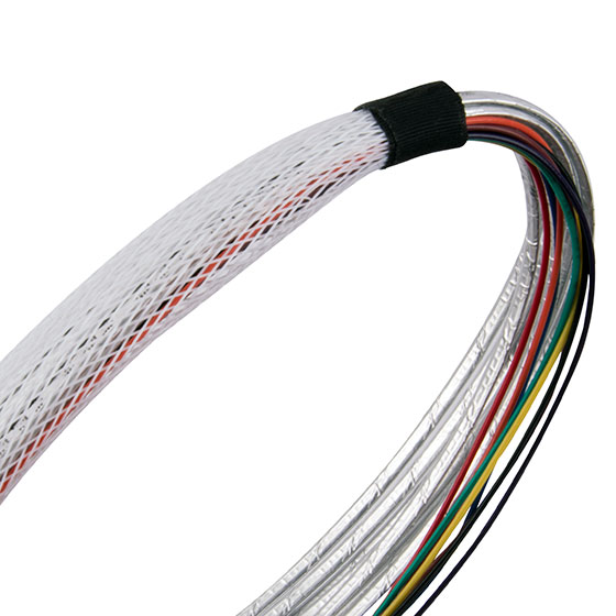 Thick, shielded cable for reliable throughput