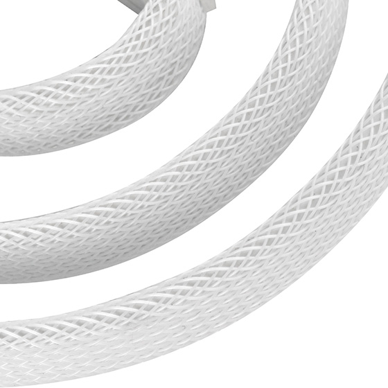 Beautiful all white sleeved cable (CP08W)