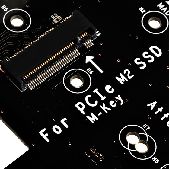 Converts one M.2 port (M key) into one PCI-E x4 interface