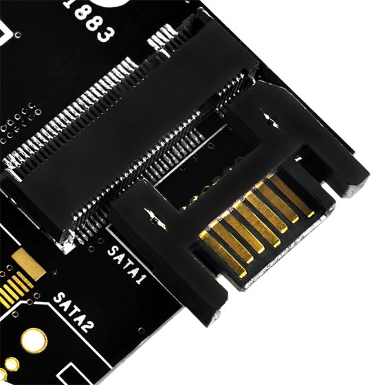  SATA 7 pin connector to motherboard