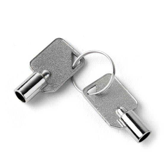 Included anti-theft lock keys 