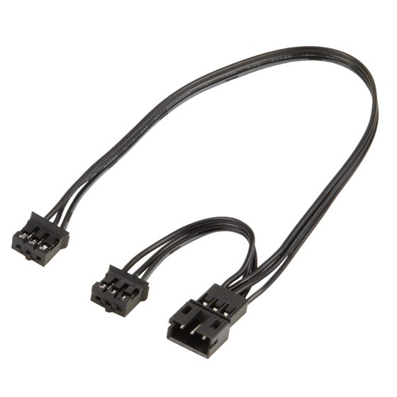 3 pin ARGB daisy chain male & female connector Y cable