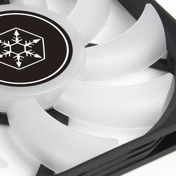 9 translucent scimitar fan blade design