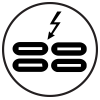 Four Thunderbolt Ports Icons