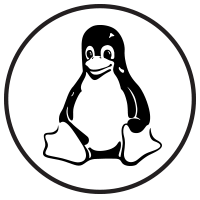 Linux logo icon.
