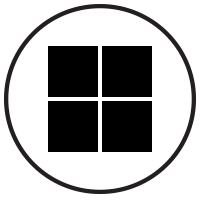 Windows logo icon.