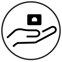 小さくて静かなアイコン