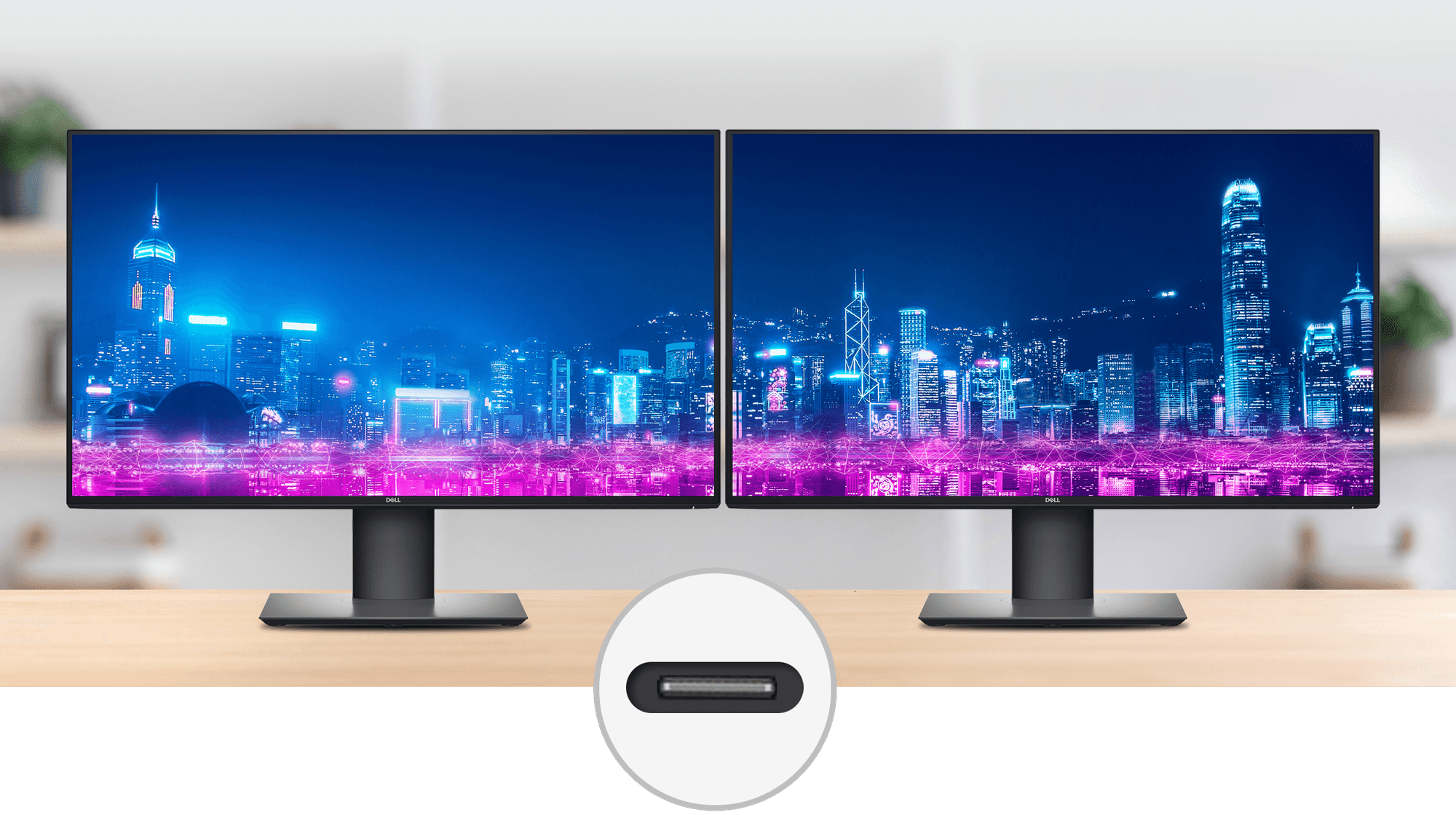 Two 4K HDMI Monitors