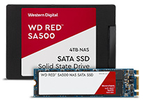 WD Red SA500 NAS SATA SSDの製品写真