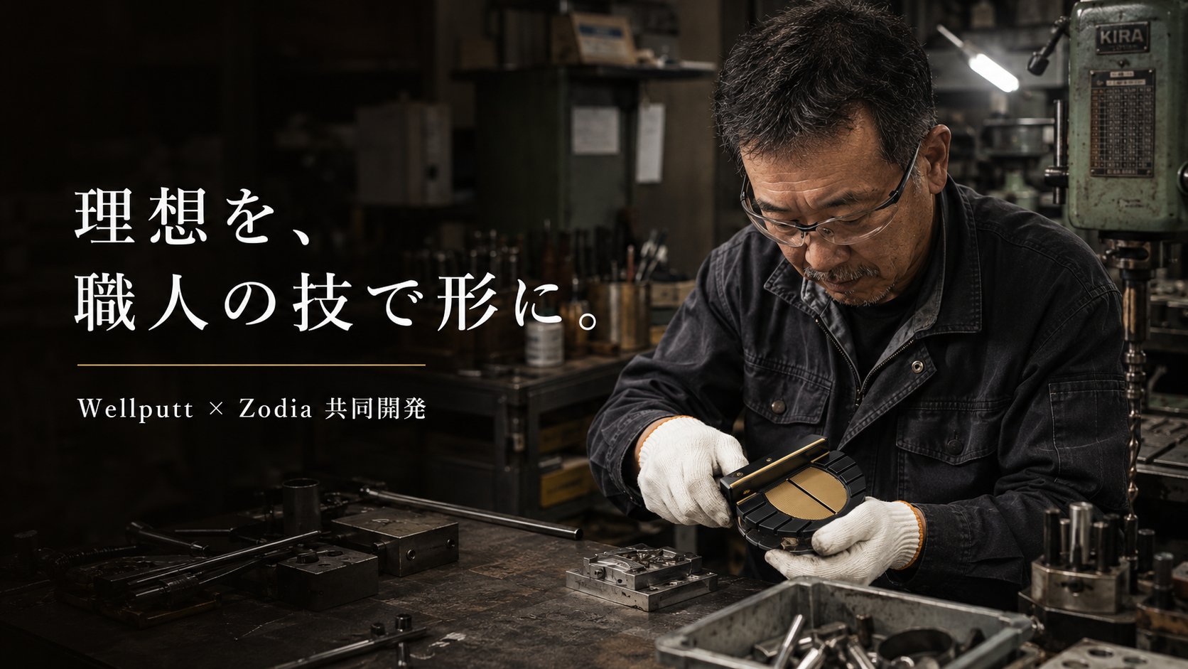 理想を、職人の技で形に。Wellputt × Zodia 共同開発