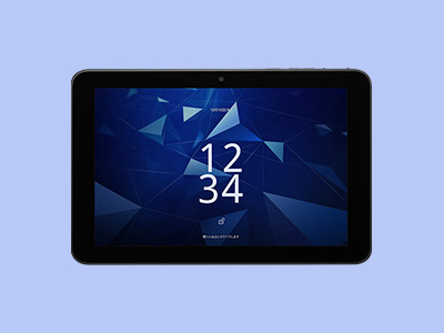 NFCに対応したタブレット