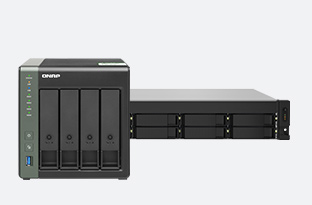 QNAPのデスクトップタワー型NASとラックマウント型NAS