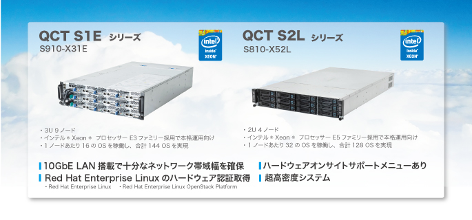 クラウド環境構築に最適なQuanta製品